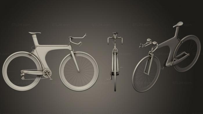 Автомобили и транспорт (Велосипед 3, CARS_0091) 3D модель для ЧПУ станка